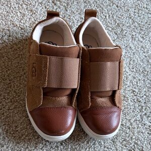 UGG Kids Tan and Brown Sneakers